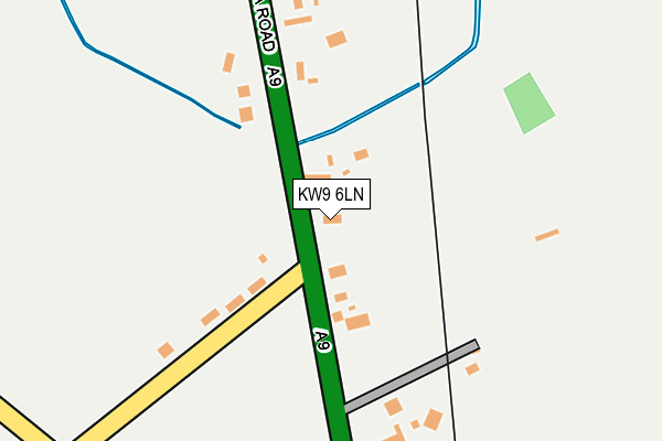 KW9 6LN map - OS OpenMap – Local (Ordnance Survey)