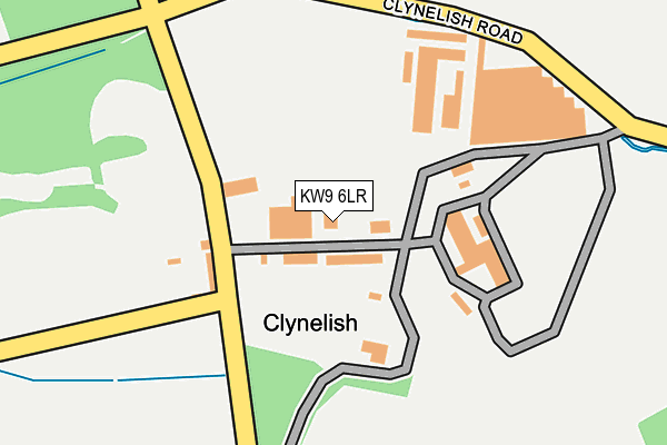 KW9 6LR map - OS OpenMap – Local (Ordnance Survey)