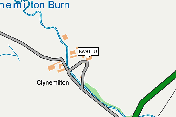 KW9 6LU map - OS OpenMap – Local (Ordnance Survey)