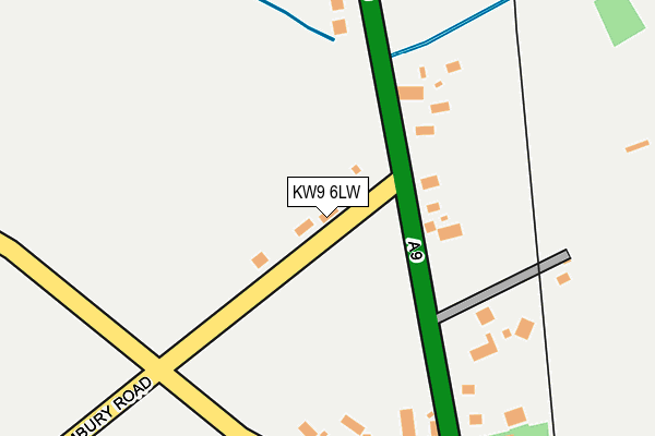 KW9 6LW map - OS OpenMap – Local (Ordnance Survey)