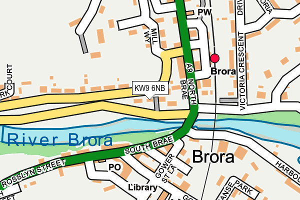 KW9 6NB map - OS OpenMap – Local (Ordnance Survey)