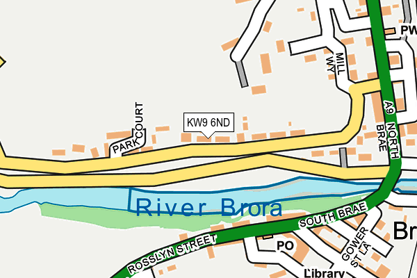 KW9 6ND map - OS OpenMap – Local (Ordnance Survey)
