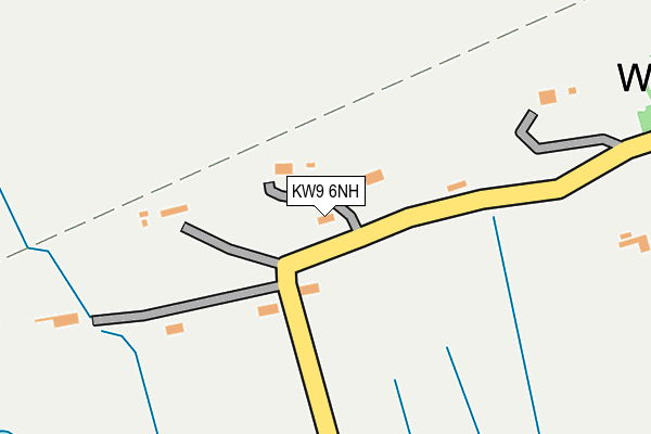 KW9 6NH map - OS OpenMap – Local (Ordnance Survey)