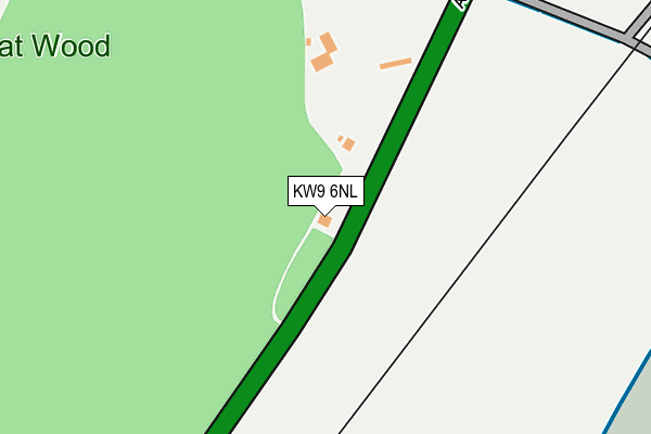 KW9 6NL map - OS OpenMap – Local (Ordnance Survey)