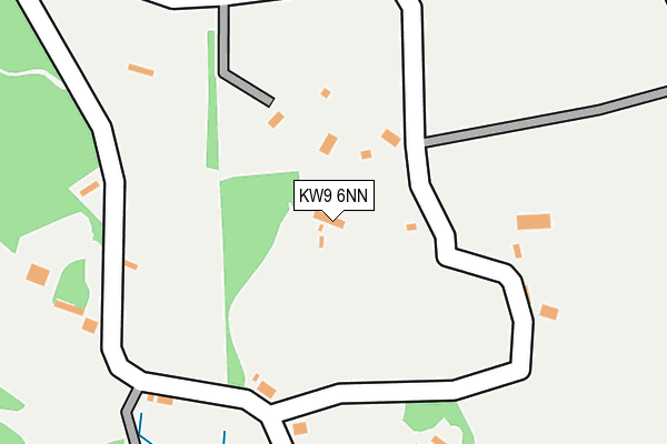 KW9 6NN map - OS OpenMap – Local (Ordnance Survey)