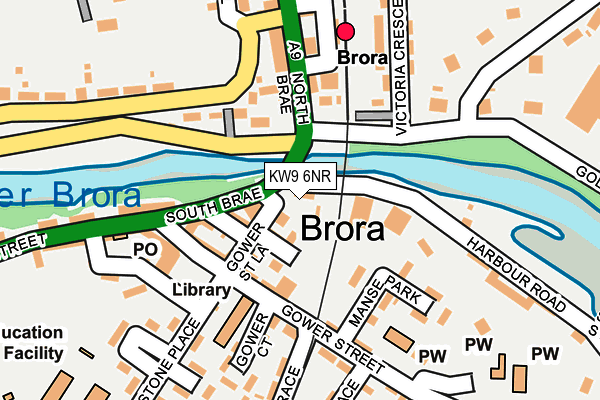 KW9 6NR map - OS OpenMap – Local (Ordnance Survey)