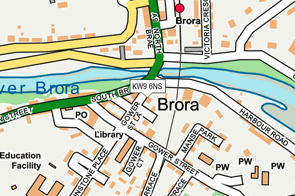 KW9 6NS map - OS OpenMap – Local (Ordnance Survey)