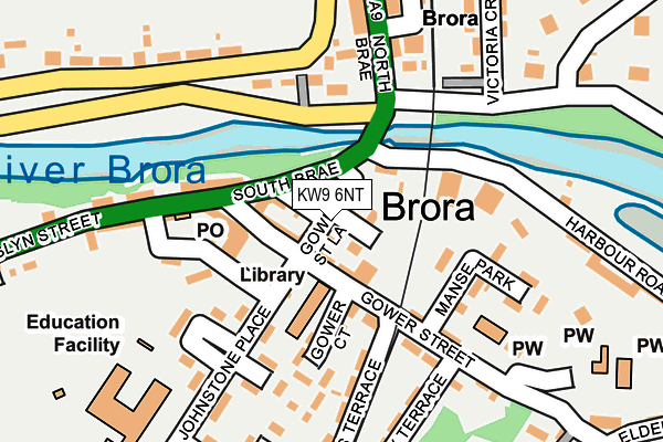 KW9 6NT map - OS OpenMap – Local (Ordnance Survey)