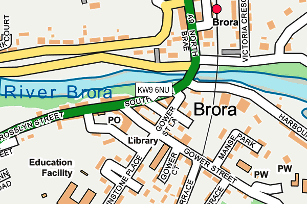 KW9 6NU map - OS OpenMap – Local (Ordnance Survey)