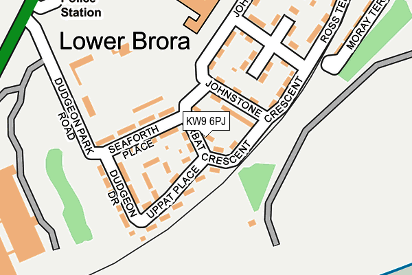 KW9 6PJ map - OS OpenMap – Local (Ordnance Survey)