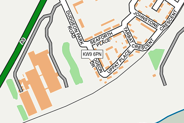 KW9 6PN map - OS OpenMap – Local (Ordnance Survey)