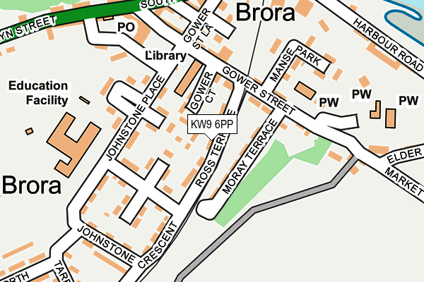 KW9 6PP map - OS OpenMap – Local (Ordnance Survey)