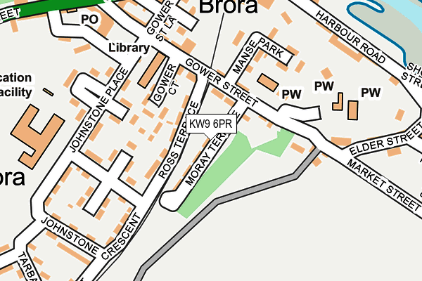 KW9 6PR map - OS OpenMap – Local (Ordnance Survey)