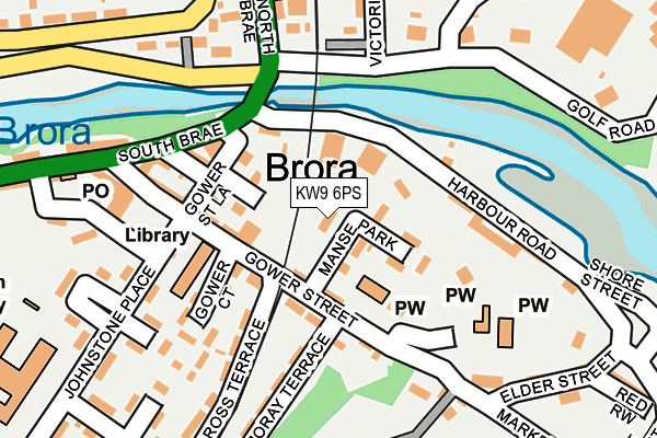 KW9 6PS map - OS OpenMap – Local (Ordnance Survey)