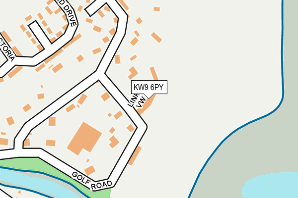 KW9 6PY map - OS OpenMap – Local (Ordnance Survey)