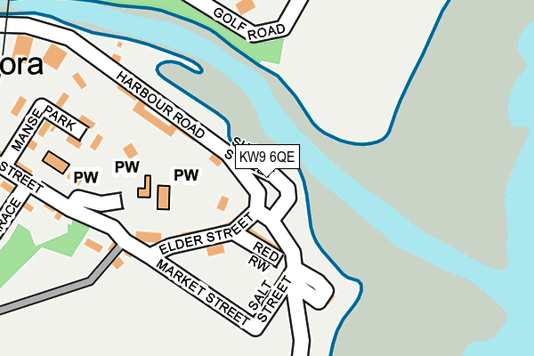 KW9 6QE map - OS OpenMap – Local (Ordnance Survey)