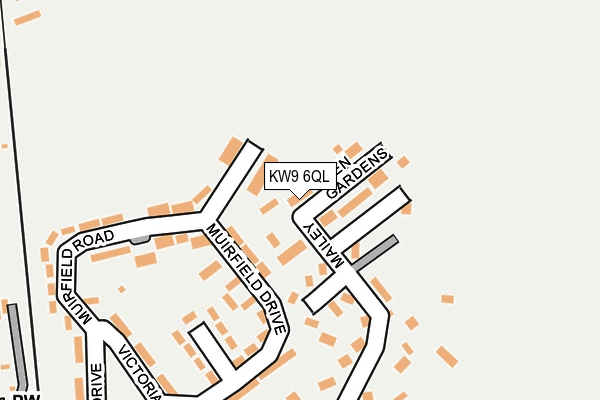 KW9 6QL map - OS OpenMap – Local (Ordnance Survey)