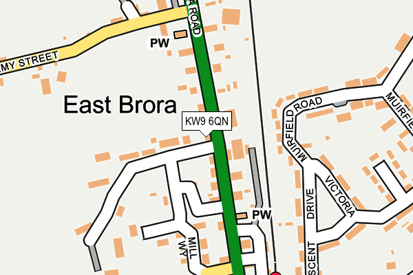 Map of BRORA ECO LTD at local scale