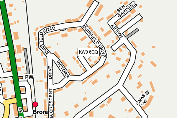 KW9 6QQ map - OS OpenMap – Local (Ordnance Survey)