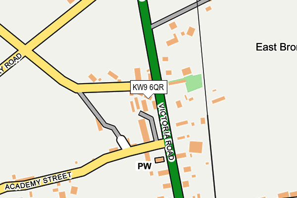 KW9 6QR map - OS OpenMap – Local (Ordnance Survey)