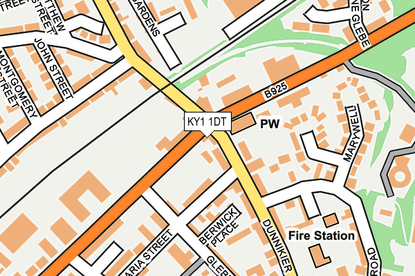 Map of K & S FABRICATION (FIFE) LTD at local scale