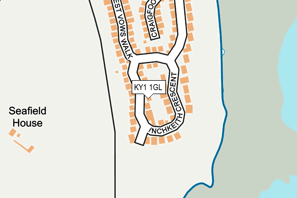 KY1 1GL map - OS OpenMap – Local (Ordnance Survey)