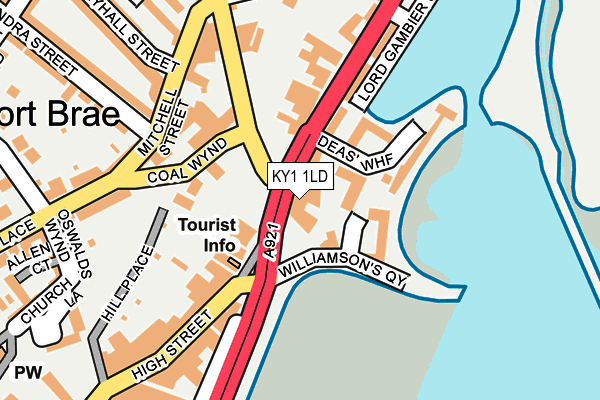 KY1 1LD map - OS OpenMap – Local (Ordnance Survey)