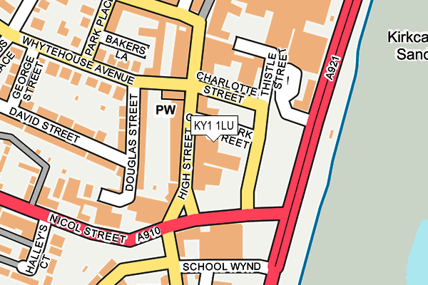 KY1 1LU map - OS OpenMap – Local (Ordnance Survey)