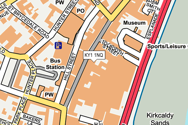 KY1 1NQ map - OS OpenMap – Local (Ordnance Survey)