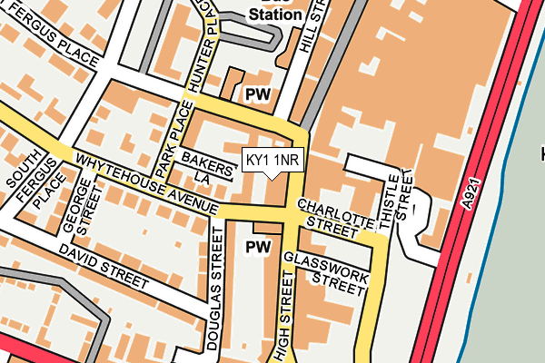KY1 1NR map - OS OpenMap – Local (Ordnance Survey)