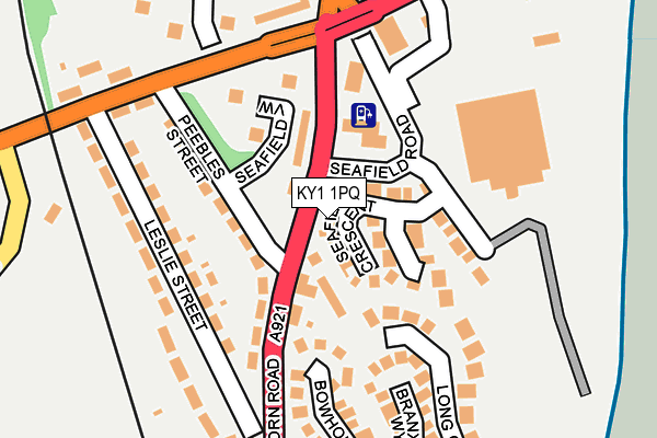 KY1 1PQ map - OS OpenMap – Local (Ordnance Survey)