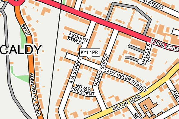 KY1 1PR map - OS OpenMap – Local (Ordnance Survey)