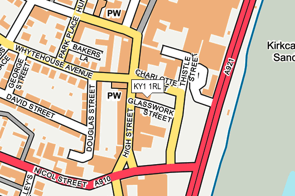 KY1 1RL map - OS OpenMap – Local (Ordnance Survey)