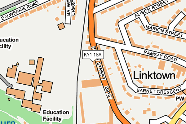 Map of STARK'S PARK PROPERTIES LTD at local scale