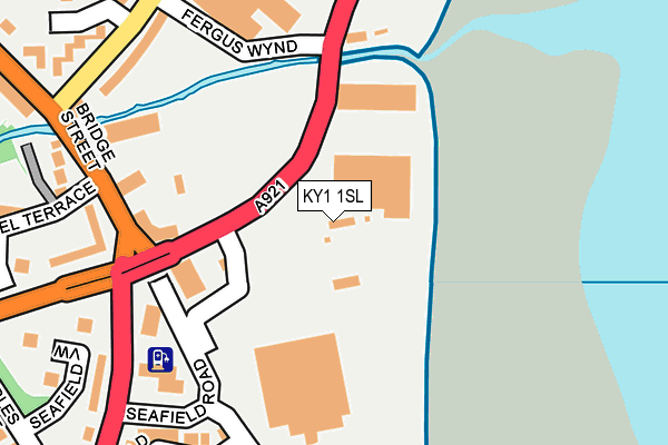 KY1 1SL map - OS OpenMap – Local (Ordnance Survey)