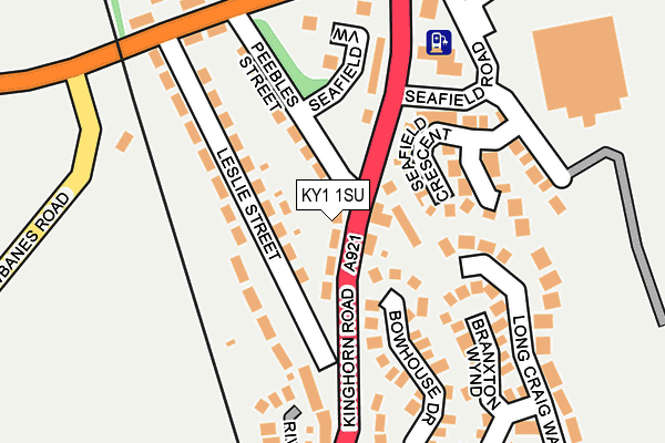 KY1 1SU map - OS OpenMap – Local (Ordnance Survey)