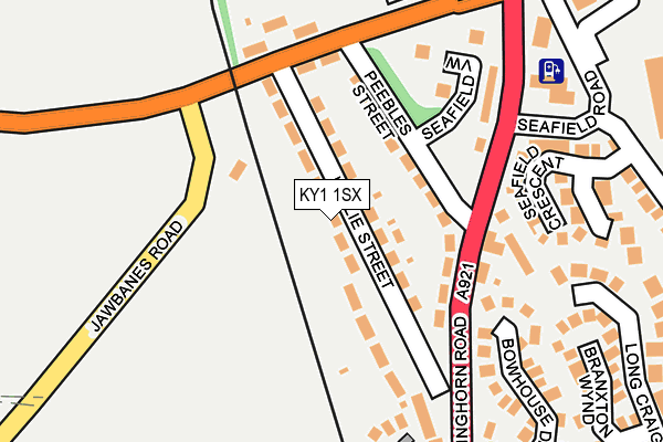 KY1 1SX map - OS OpenMap – Local (Ordnance Survey)