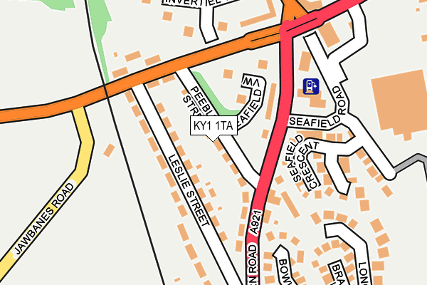 KY1 1TA map - OS OpenMap – Local (Ordnance Survey)
