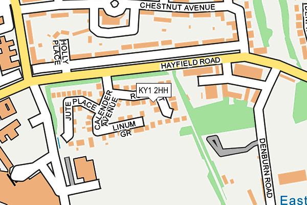 KY1 2HH map - OS OpenMap – Local (Ordnance Survey)