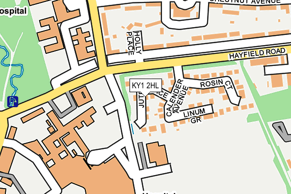 KY1 2HL map - OS OpenMap – Local (Ordnance Survey)