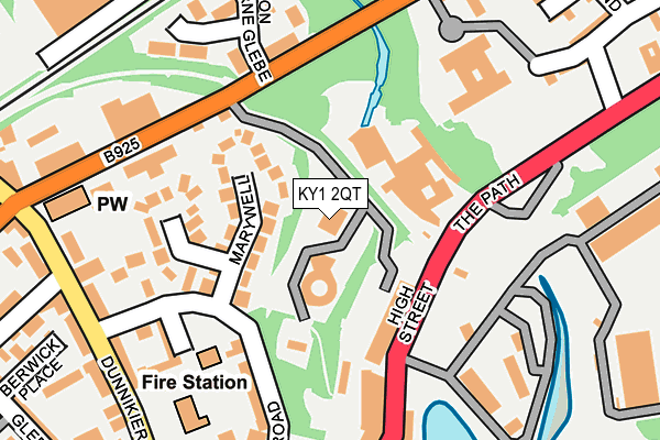 KY1 2QT map - OS OpenMap – Local (Ordnance Survey)