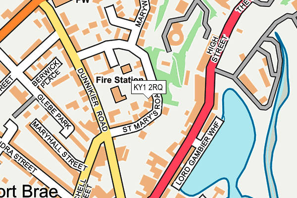 KY1 2RQ map - OS OpenMap – Local (Ordnance Survey)