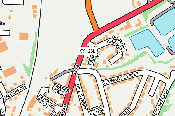 KY1 2SL map - OS OpenMap – Local (Ordnance Survey)