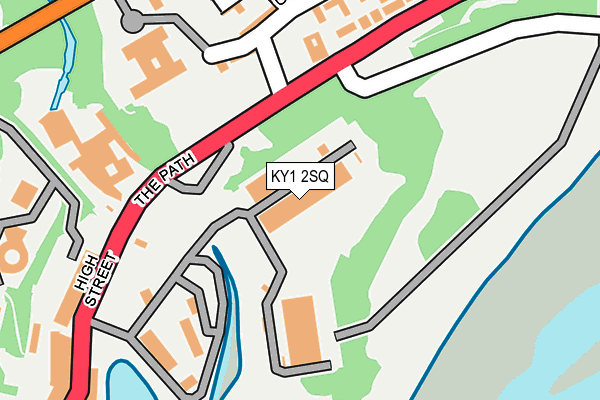 KY1 2SQ map - OS OpenMap – Local (Ordnance Survey)