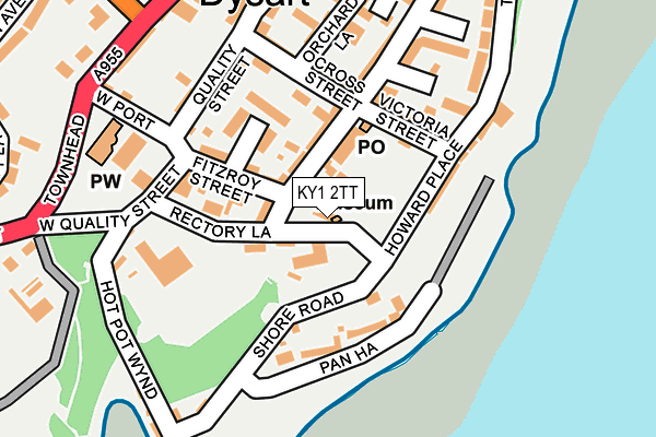 KY1 2TT map - OS OpenMap – Local (Ordnance Survey)