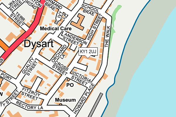 KY1 2UJ map - OS OpenMap – Local (Ordnance Survey)