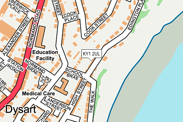 KY1 2UL map - OS OpenMap – Local (Ordnance Survey)