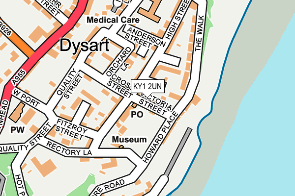 KY1 2UN map - OS OpenMap – Local (Ordnance Survey)