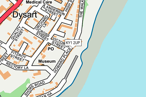 KY1 2UP map - OS OpenMap – Local (Ordnance Survey)