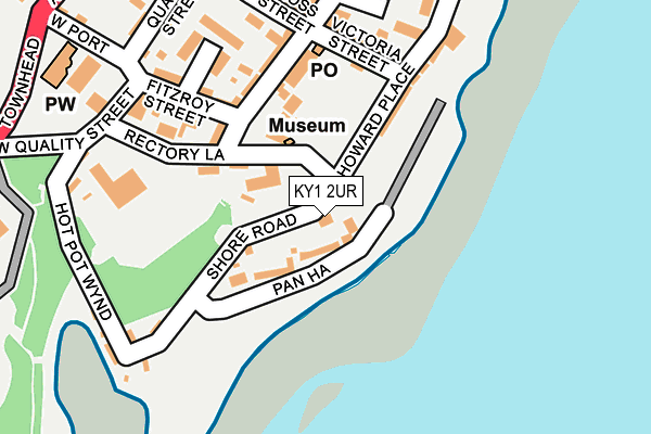 KY1 2UR map - OS OpenMap – Local (Ordnance Survey)